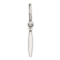 Stainless Steel Brushed and Polished Key Ring