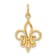 10K Yellow Gold Fleur-De-Lis Charm