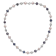 Rhodium Over Sterling Silver Multi-color Freshwater Pearl
Necklace/Bracelet/Earring Set