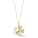 Rachel Zoe CZ Four Leaf Clover Pendant Necklace in 14K Gold Over
Sterling Silver