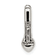 Rhodium Over Sterling Silver Antiqued with 14k Accent Rhodolite Garnet
Chain Slide Pendant