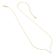 Diamond Accent V-Pendant Necklace In 14K Gold Over Sterling Silver