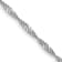 14K White Gold 1.7mm Singapore Chain Bracelet