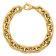 14K Yellow Gold 10.5mm Fancy Open Link 8.5 Inch Bracelet