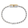 Ladies Charles Hubert Two-tone Brass White Dial Watch