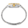 Men's Charles Hubert IP-plated Two-tone Black Dial Watch