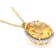 Golden Citrine And White Zircon Pendant Necklace In 18K Gold Over
Sterling Silver 14.30ctw
