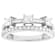 Moissanite Multi-Row Band Ring In Platinum-Enhanced Sterling Silver
0.86ctw Diamond Equivalent Weight