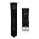Gametime NHL Buffalo Sabres Black Leather Apple Watch Band (42/44mm
S/M). Watch not included.