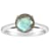 8mm Round Labradorite Rhodium Over Sterling Silver Ring