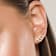 3-Pack 14k White Gold Ball Stud Earrings - 3mm, 4mm, and 5mm Sizes