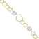 Pear Shape Freshwater Pearl Station Bracelet In 14K Gold Over Sterling Silver