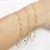 18K Yellow Gold Plated Over Sterling Silver Set of 3 Polished Link
Bracelets, 6.75 Inches