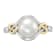 Freshwater Pearl and Diamond Accent Sterling Silver/14K Gold Over
Sterling Silver Love Knot Ring
