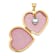 10k Yellow Gold and 10k White Gold Diamond Always in my Heart with Heart
Charm Inside Heart Locket