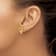 14k Yellow Gold Polished Love Knot Stud Earrings