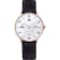 Obaku Women's Denmark Black Leather Strap Watch