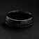 TALON Black Titanium Ring with Black Sapphires 8mm