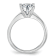 Rhodium Over 14K White Gold 1 3/4 ct. D E F Pure Light Round Moissanite
Solitaire Ring