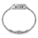 Charles Hubert Ladies Stainless Steel Silver Dial Watch