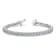 Rhodium Over 14K White Gold 16.00 ct. Near Colorless Moissanite 4 Prong
Tennis Bracelet
