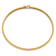 10k Yellow Gold 6.15mm Textured Flexible Bangle