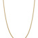 14k Yellow Gold 2.75mm Semi-solid Wheat Chain 30"