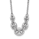Rhodium Over Sterling Silver 16-inch with 2-inch Extension Necklace