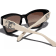 Chanel Black w White Leather Arm  "CC" Logo Frame/Brown
Gradient Lens Sunglasses