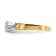 14K Yellow Gold AA Quality Engagement Ring 0.07ctw
