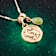 Barse Jade Pisces Zodiac Charm Necklace In Bronze