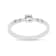 Rhodium Over Sterling Silver Lab Grown Diamond Solitaire Ring