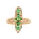 Mint Tsavorite Open Design Ring In 18K Gold Over Sterling Silver 0.77ctw