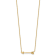 14K Yellow Gold Polished Arrow 17-inch Necklace