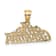 14K Yellow Gold Number 1 GRANDPA Charm