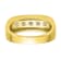10K Yellow Gold Lab Grown Diamond SI1/SI2, G H I, 5-Stone Men's Channel Band