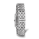 Ladies Charles Hubert Solid Stainless Steel Black Dial 20x25mm Watch