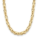 14K Yellow Gold 7mm Fancy Link 18-inch Necklace