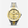 Croton Decider Yellow Stainless Steel Watch with Yellow Dial and Diamond Markers