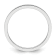 Rhodium Over 10K White Gold 1.2mm Flat Stackable Expressions Band