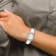 Ladies Charles Hubert Stainless Steel Leather Band 29x34mm Watch