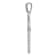 Rhodium Over 14K White Gold 1 1/10ct. Diamond Latin Cross Pendant