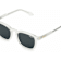 QUAY "JACKPOT" Clear Square Frame / Smoke Lenses Sunglasses