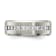 White Cubic Zirconia Titanium Men's 8mm Band Ring