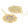 Circle Filigree Earrings In 18K Gold Over Sterling Silver