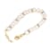 Cultured Freshwater Pearl Bracelet In 18K Gold Over Sterling Silver 6.5-7mm