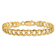 14k Yellow Gold 7mm Curb Link Bracelet, 7 Inches