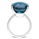 London Blue Topaz 14K White Gold Ring 19.24ctw