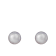 14k Yellow Gold 10-11mm Gray Freshwater Pearl Stud Earrings