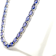 Oval Tanzanite Rhodium Over Sterling Silver Necklace, 47.78 ctw